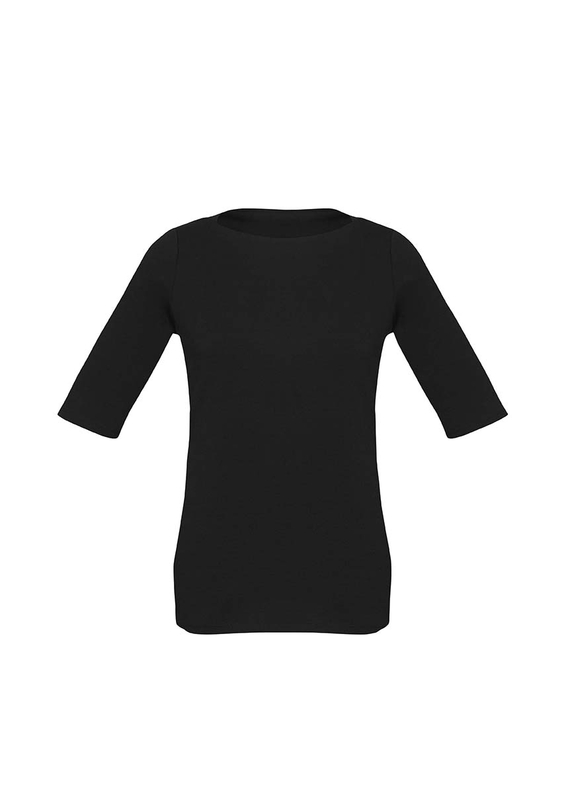 Camille Soft Knit T-Top - Women - Black