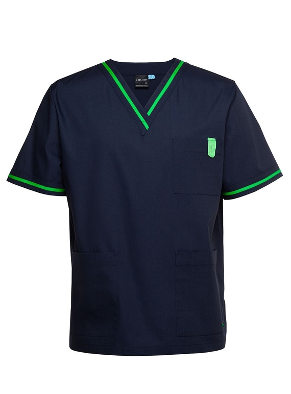 Contrast Scrubs Top - Unisex