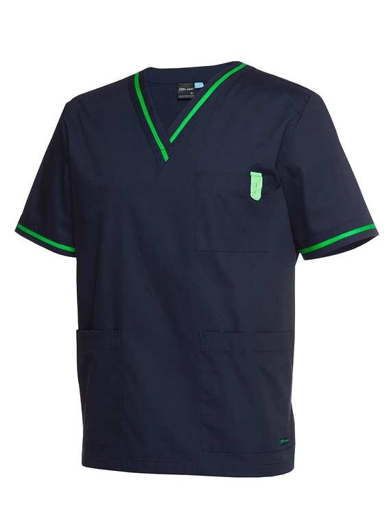 Contrast Scrubs Top - Unisex