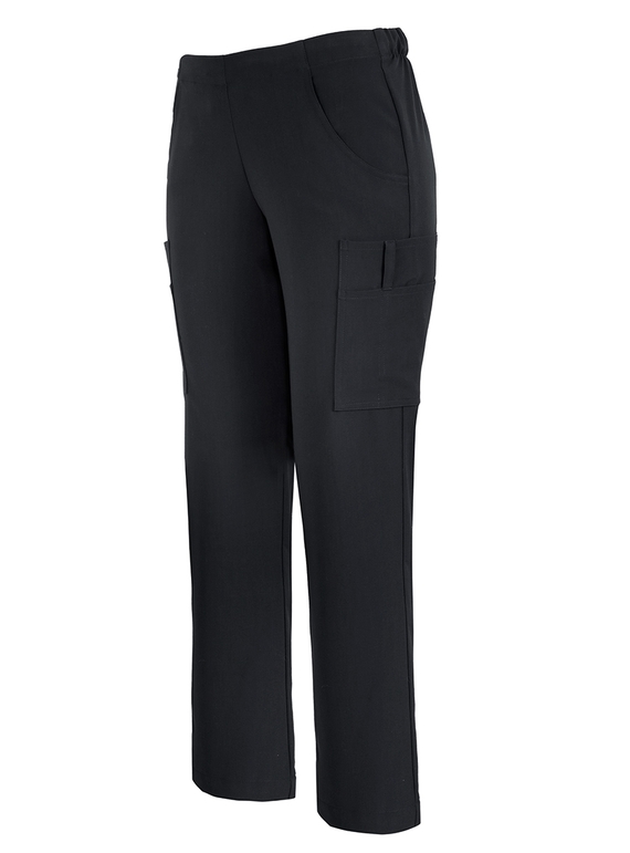 Nu Scrub Cargo Pant - Stretch - Women - Black