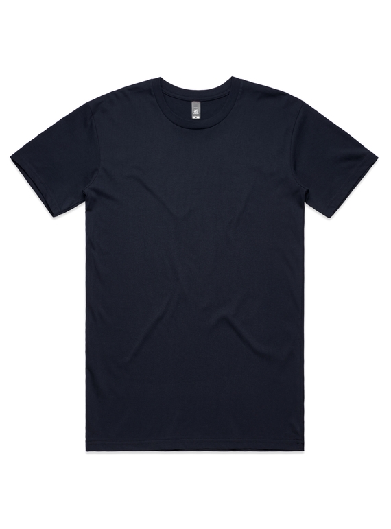 Staple Cotton Tee - Men - Navy