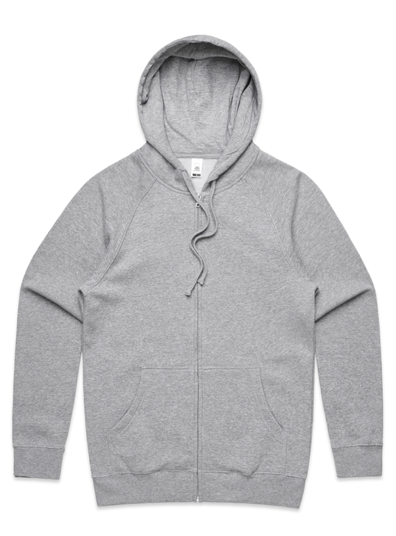 Official Zip Hood - Men - Grey Marle