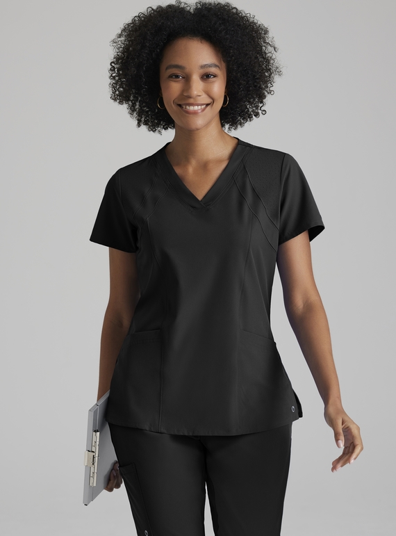 Barco One Racer Scrub Top - Women - 01 Black