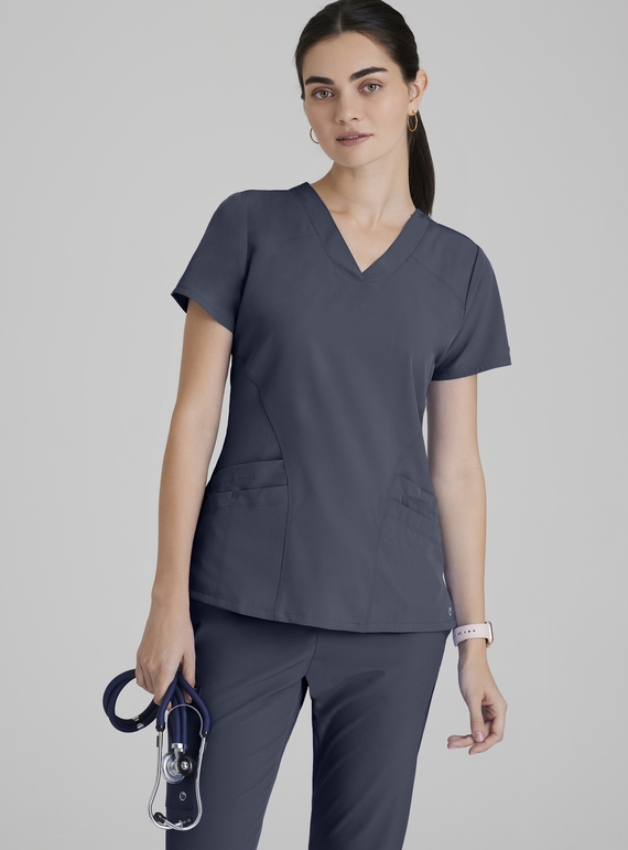 Barco One Pulse Scrub Top - Women - 905 Steel