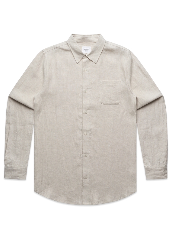 Linen Shirt - Men - Natural