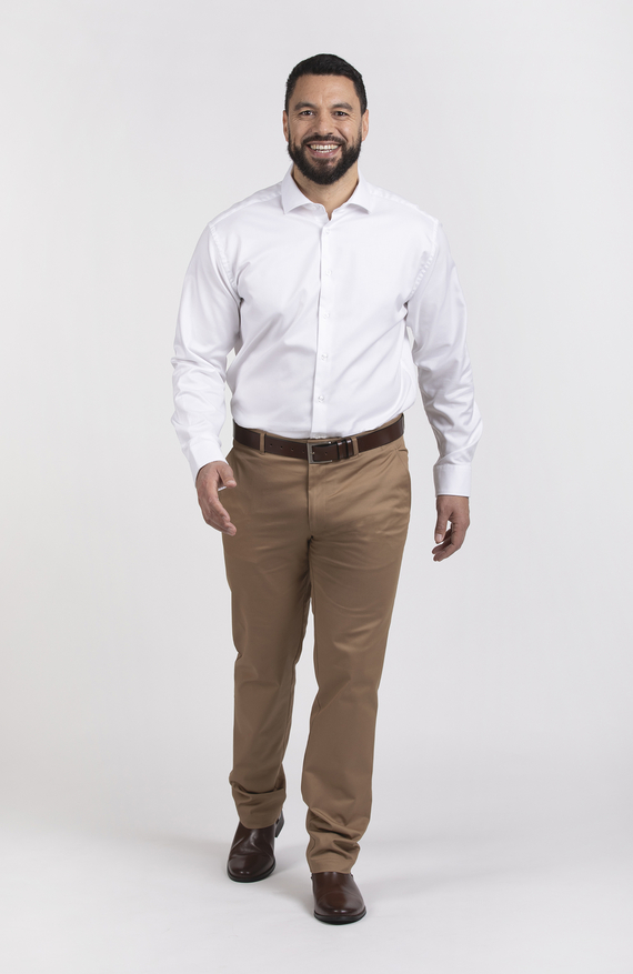 Spencer Shirt in Pure Cotton Twill
