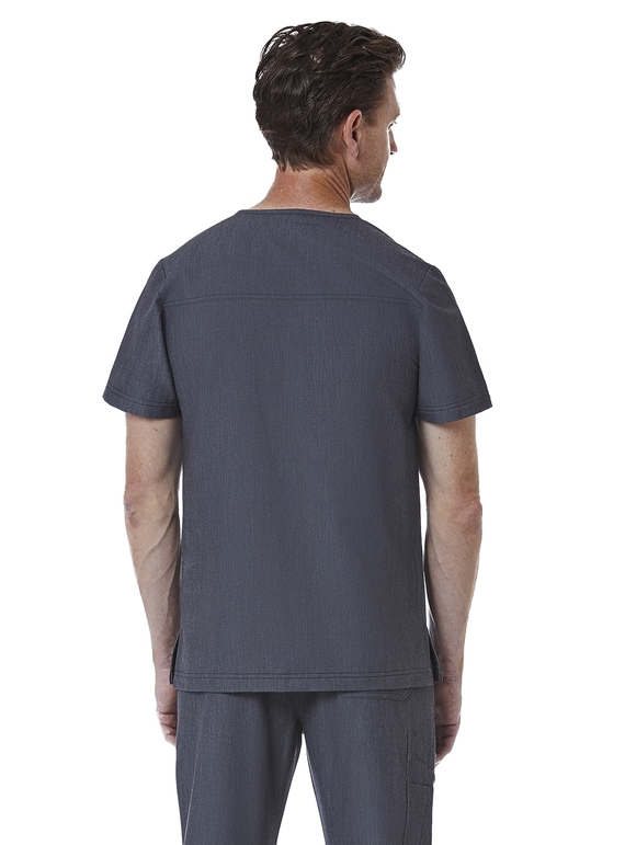 Matrix Pro Contrast Piping V-Neck Scrub Top - Men