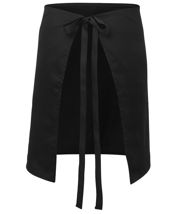 Half Apron With Pocket - Polycotton - Back View