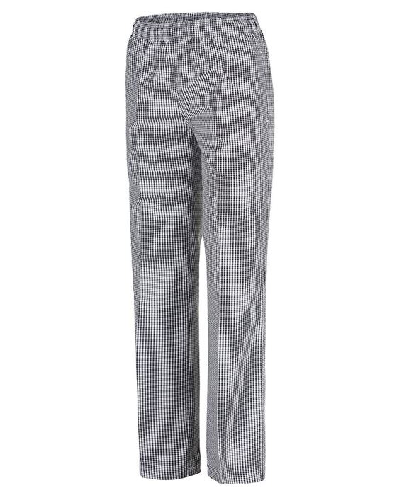 Chef Drawstring Pants - Black, White, or Mini check - Black/White Minicheck