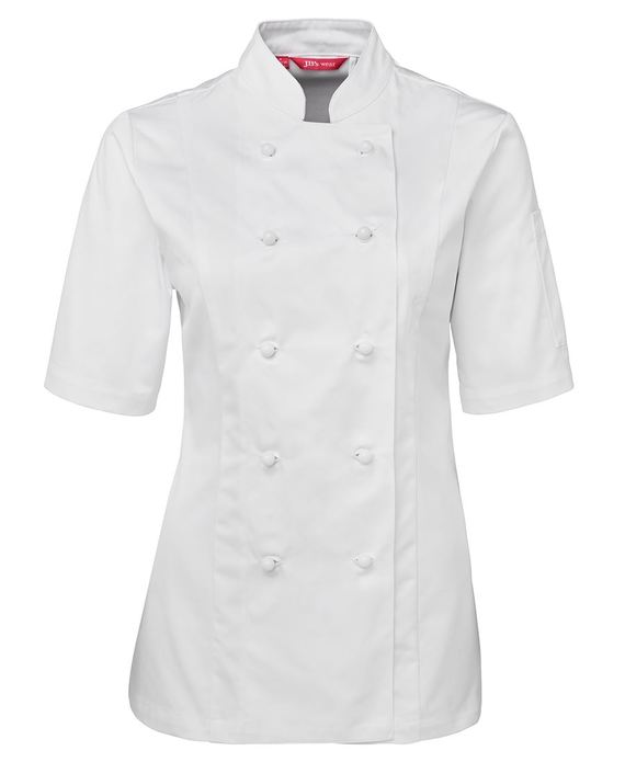 Short Sleeve Chef Jacket - Women