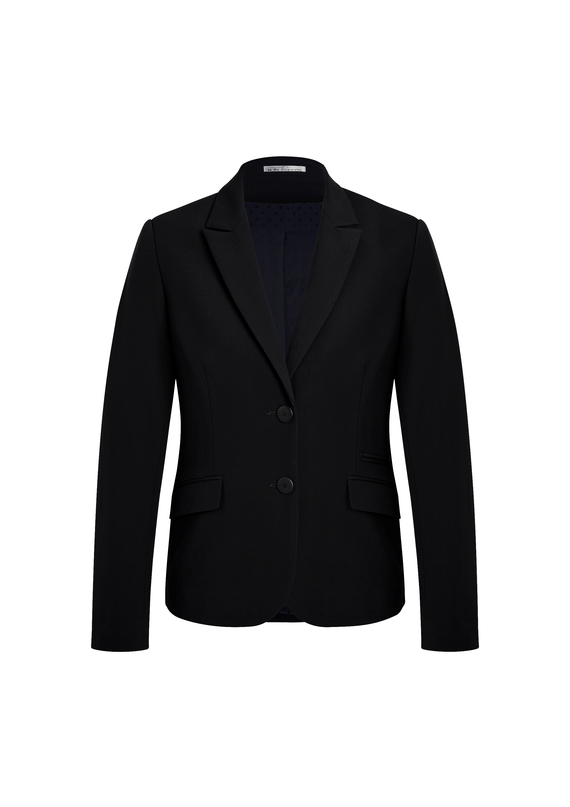 Siena 2 Button Mid Length Jacket - Women - Black