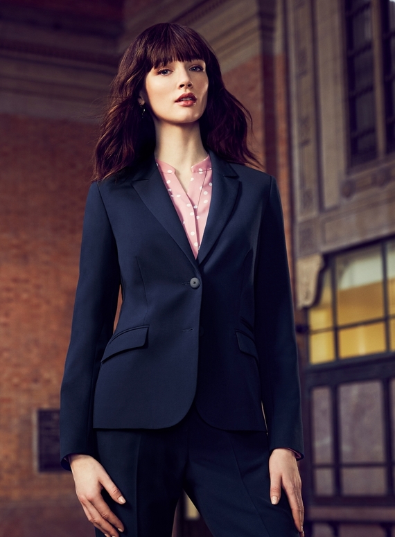 Siena 2 Button Mid Length Jacket - Women