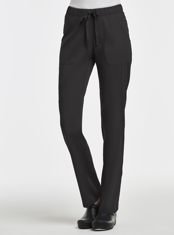 Matrix Full Waist Cargo Scrub Pant - Women - Black