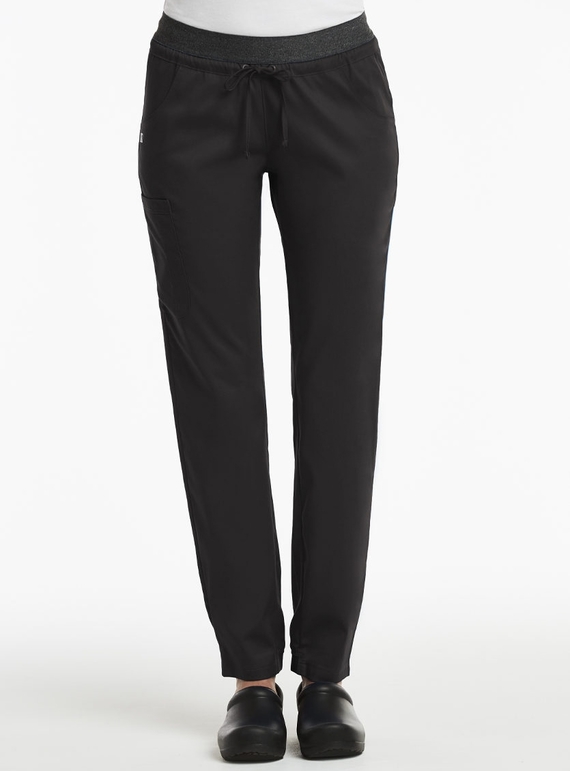 Matrix Elastic Waistband Jogger Scrub Pants - Women - Black