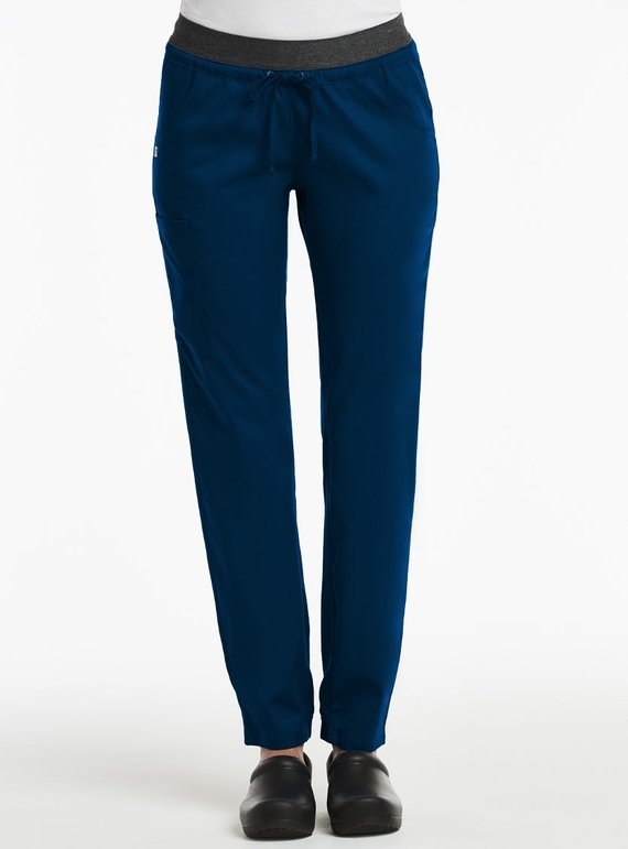 Matrix Elastic Waistband Jogger Scrub Pants - Women - Navy