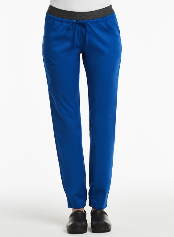 Matrix Elastic Waistband Jogger Scrub Pants - Women - Royal Blue