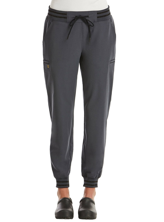 Matrix Pro Full Waistband Jogger Scrub Pant - Women - Pewter