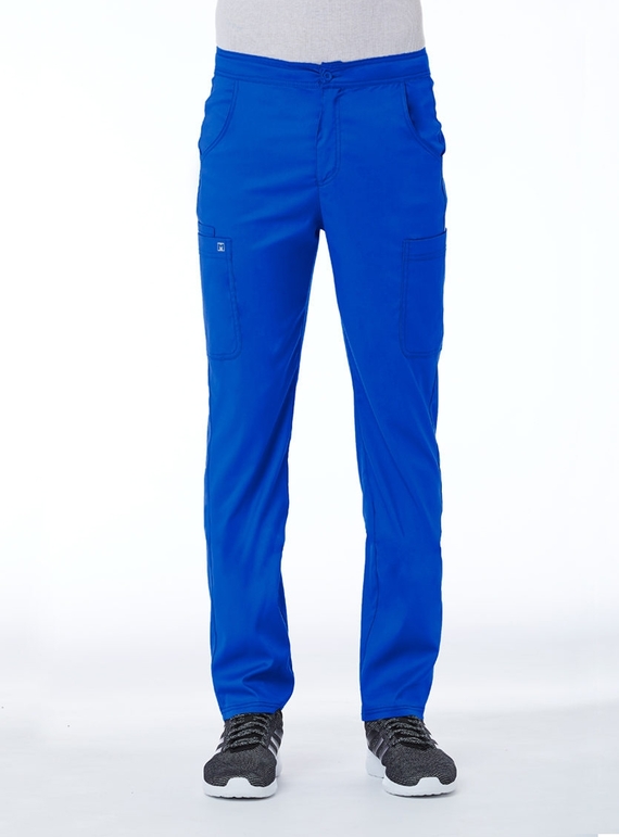 Matrix Half Elastic Waistband Cargo Scrub Pant - Men - Royal Blue