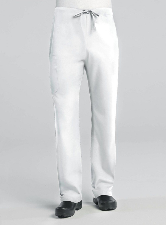Red Panda Basic Scrub Pant - Unisex - White
