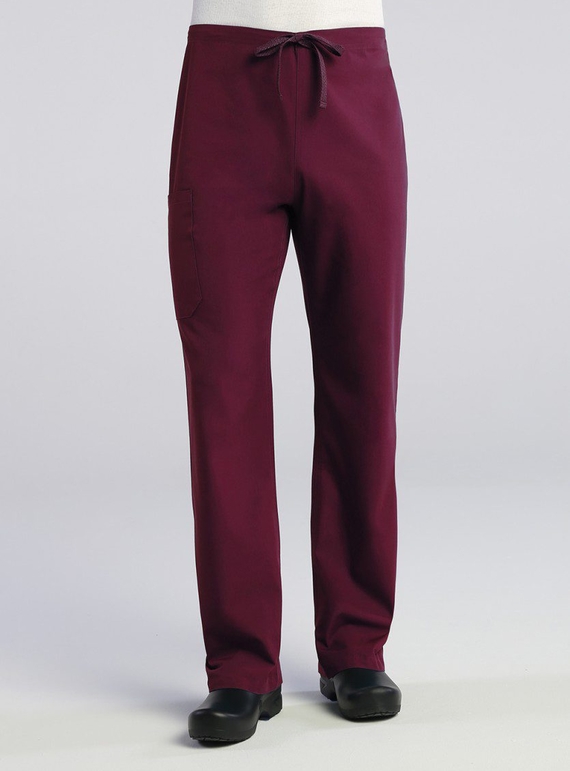 Red Panda Basic Scrub Pant - Unisex - Wine