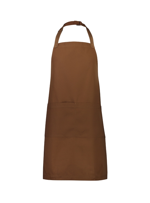 Barley Bib Apron - Recycled Polyester - Cinnamon