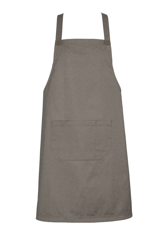 Urban Polycotton Bib Apron - Natural