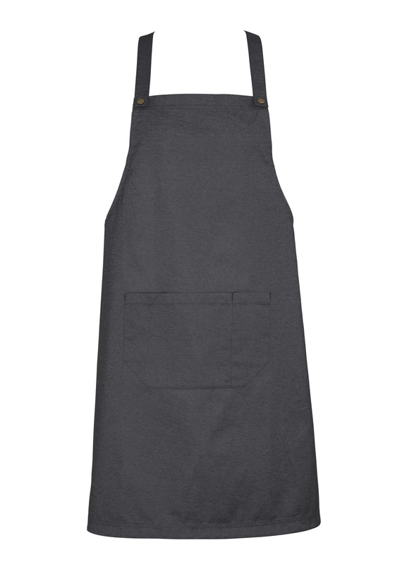 Urban Polycotton Bib Apron - Slate