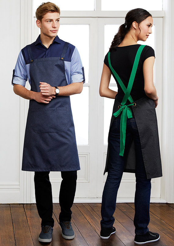 Contrasting BA52 Straps for BA55 Bib Apron - Showing Contrast