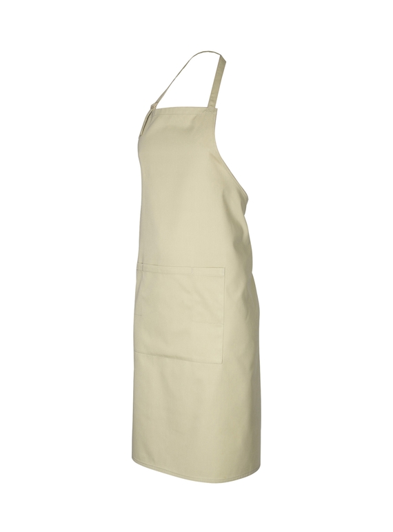 Bib Polycotton Aprons - BA95 - Stone