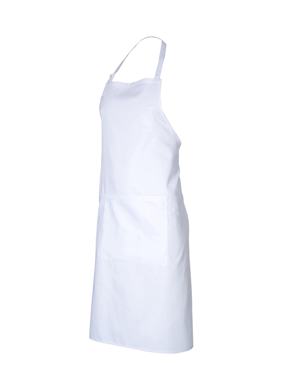 Bib Polycotton Aprons - BA95 - White