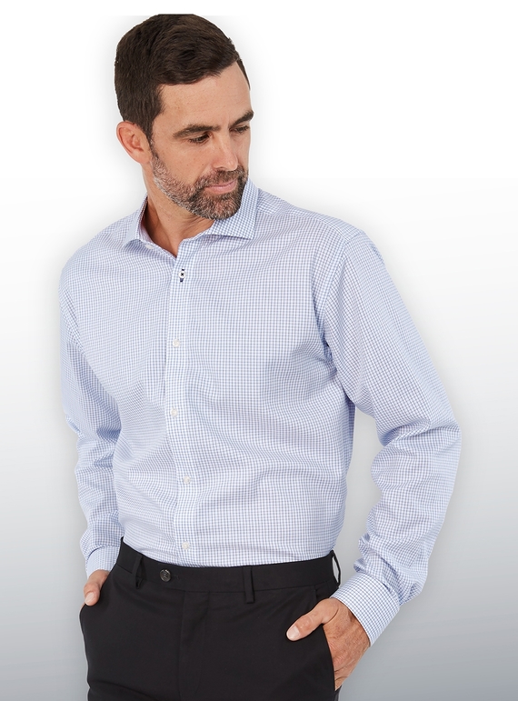 Barkers Lyndhurst Check Shirt - Men - BLC - The Uniform Centre