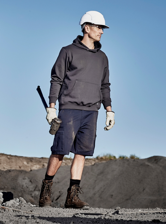 Basic Cargo Shorts 100% Cotton Drill - Men