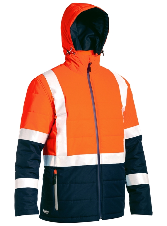 Taped Hi Vis Puffer Jacket