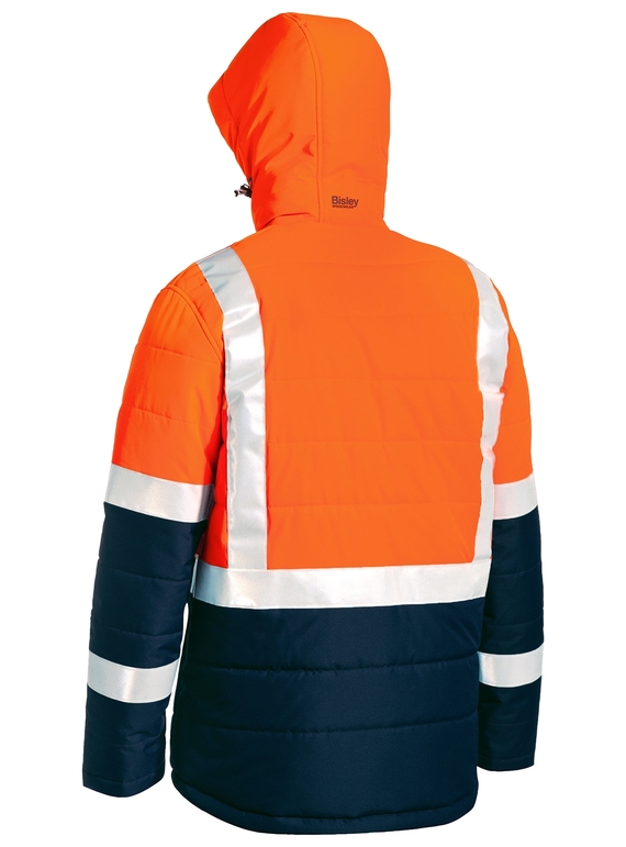 Taped Hi Vis Puffer Jacket