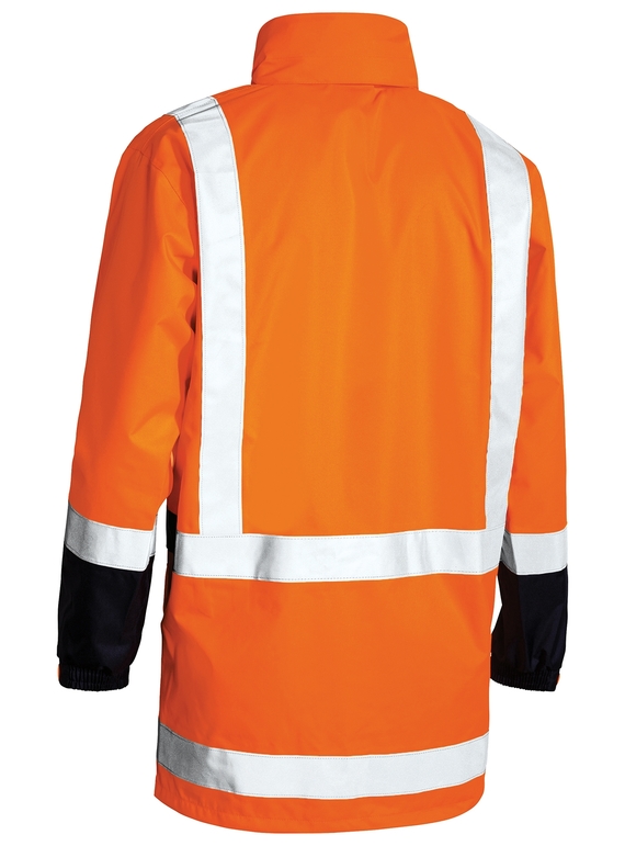 Taped Hi Vis Rain Shell Jacket TTMC - Back