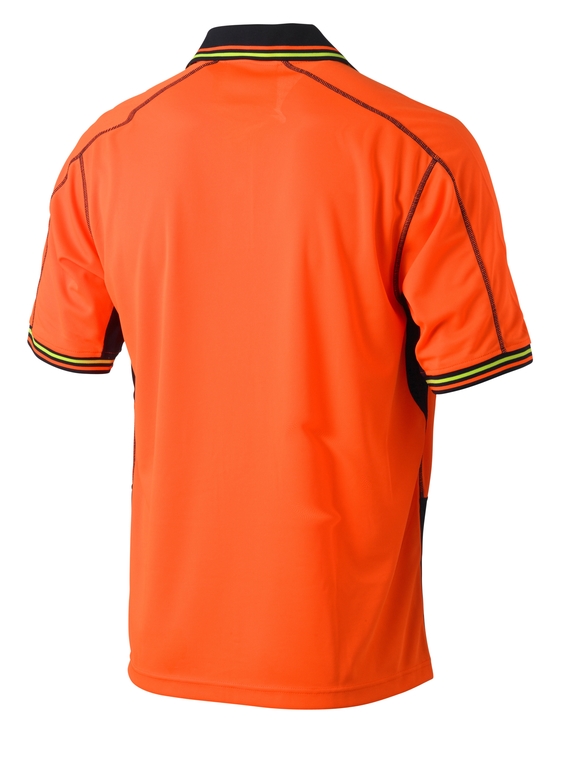 Hi Vis Polyester Mesh Polo Shirt