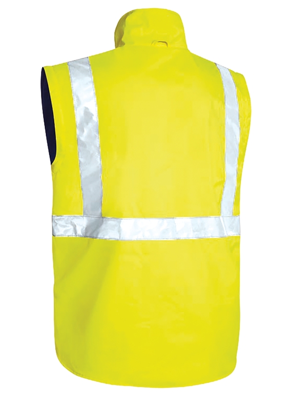 Taped 5 in 1 Rain Jacket - Vest Back