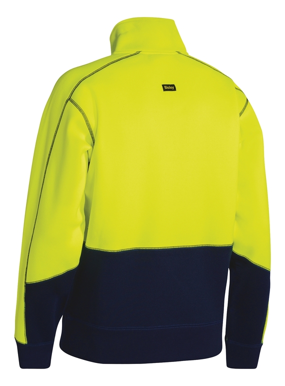 Hi Vis Fleece 1/4 Zip Pullover - Back