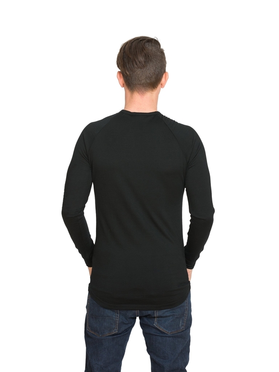 Merino Crew Neck Long Sleeve Base Layer Top - Men