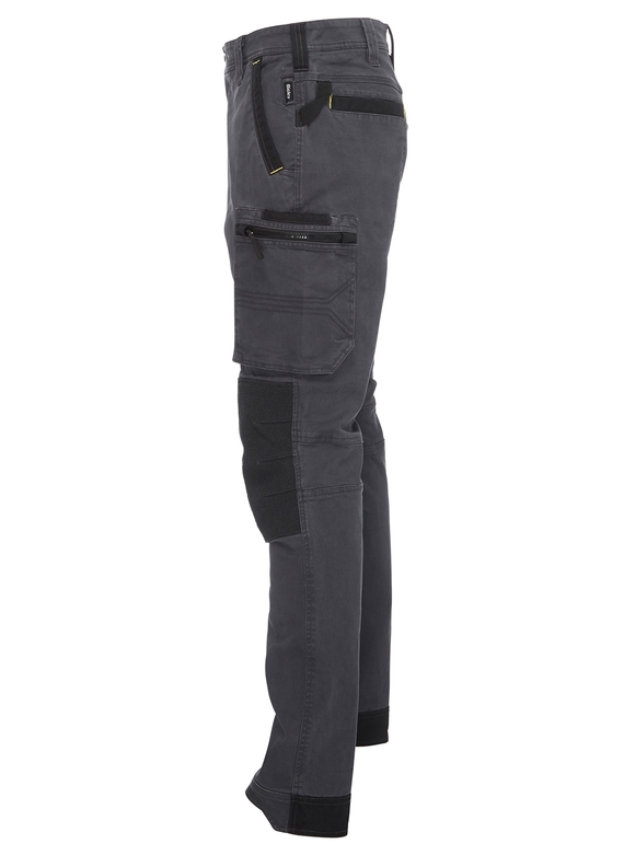 Flx & Move Stretch Utility Zip Cargo Work Pants - Side