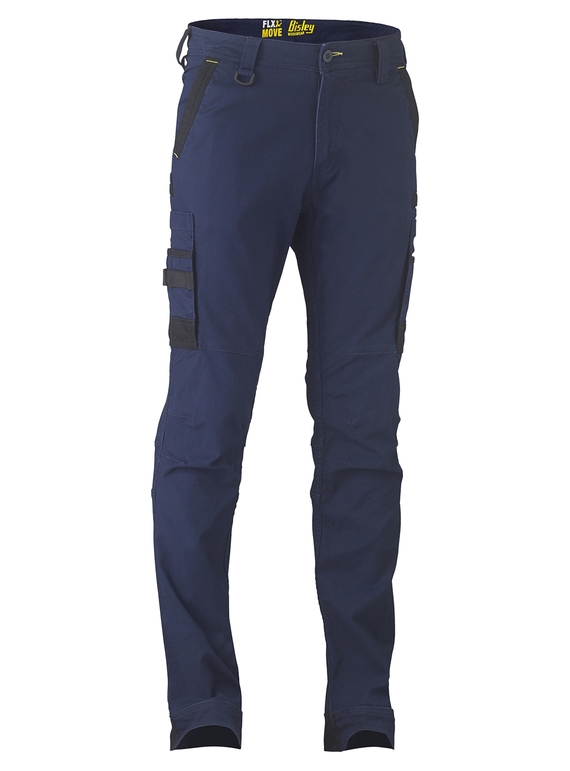 Flx & Move Stretch Utility Cargo Work Pants - Navy