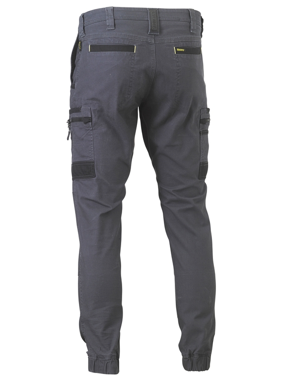 Flx & Move Stretch Cargo Cuffed Work Pants - Back