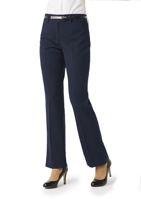 Classic Flat Front Pant - BS29320 - Navy