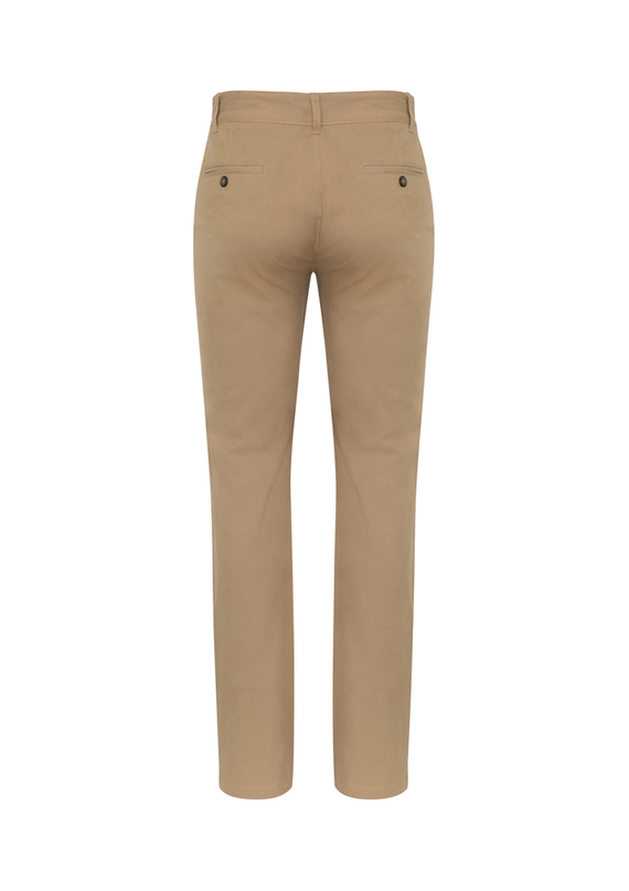 Lawson Chino Stretch Cotton Casual Pants - Men - Dark Stone
