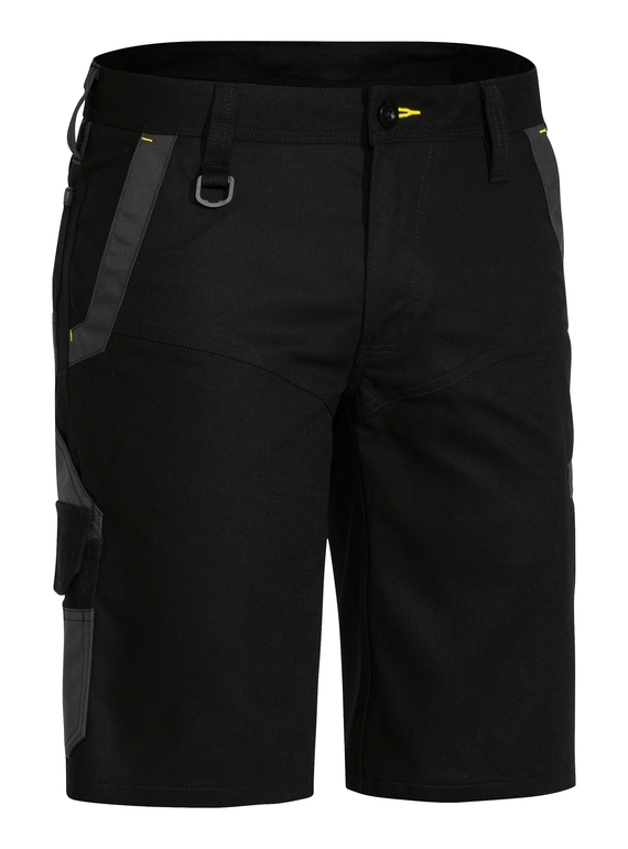 Flx & Move Stretch Cargo Work Shorts - Men - Black