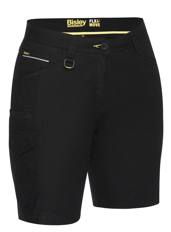 Flx & Move Cargo Work Shorts - Women - Black