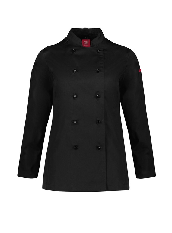 Al Dente Chef Jacket - Women - Black