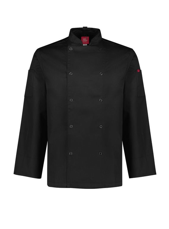Zest L/S Chef Jacket - Men - Black