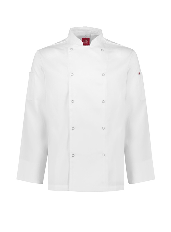 Zest L/S Chef Jacket - Men - White