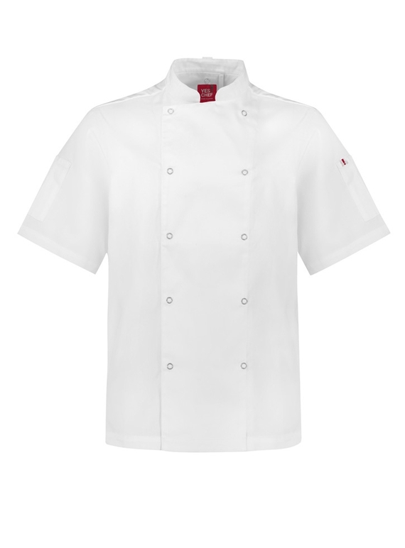 Zest S/S Chef Jacket - Men - White